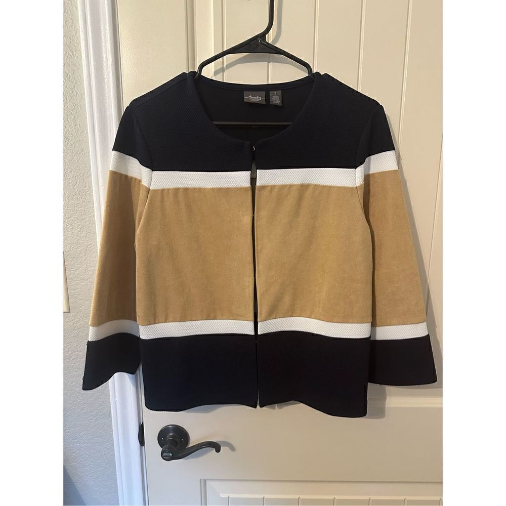 NWOT Travelers Connection by Chico’s Colorblock Jacket Size M / 1 - 570192125